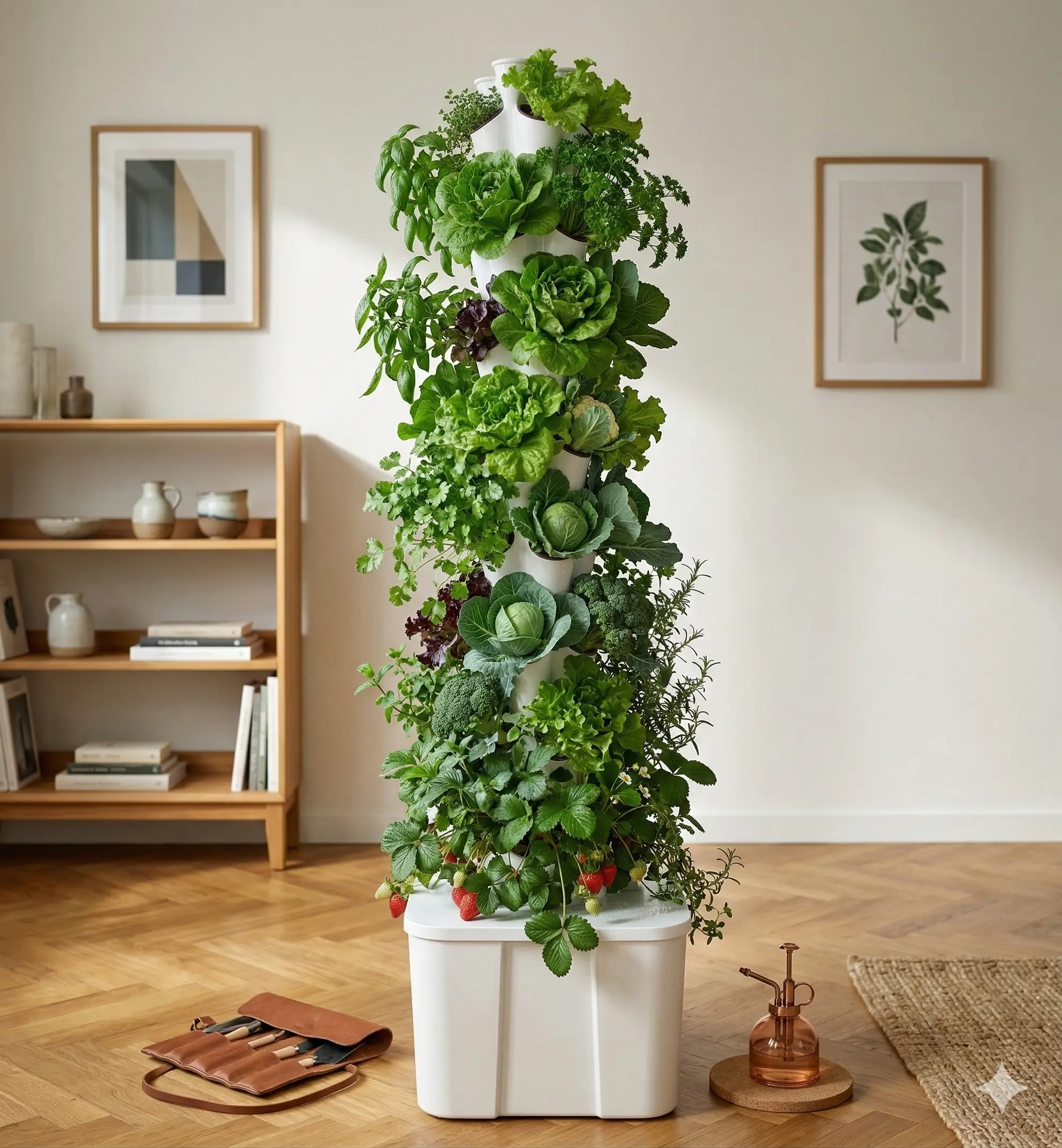 Commercial polyhouse hydroponic project